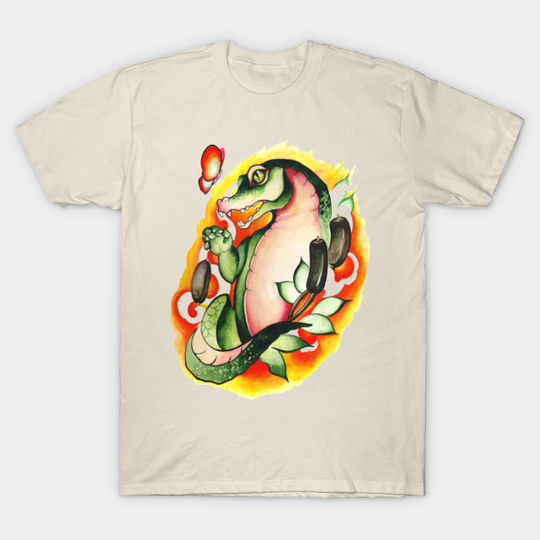 Discover Watercolor Alligator Crocodile - Crocodile - T-Shirt