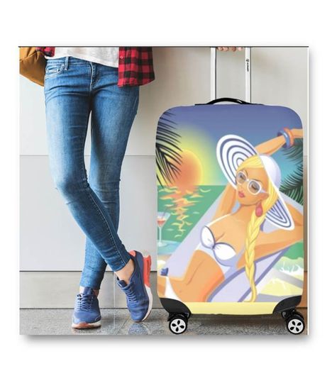 Discover Bikini Girl Luggage Cover