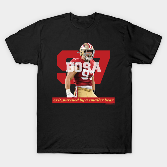 Discover Nick Bosa 97 - SF Niners - Smaller Bear (Single Sided Design) - Nick Bosa - T-Shirt