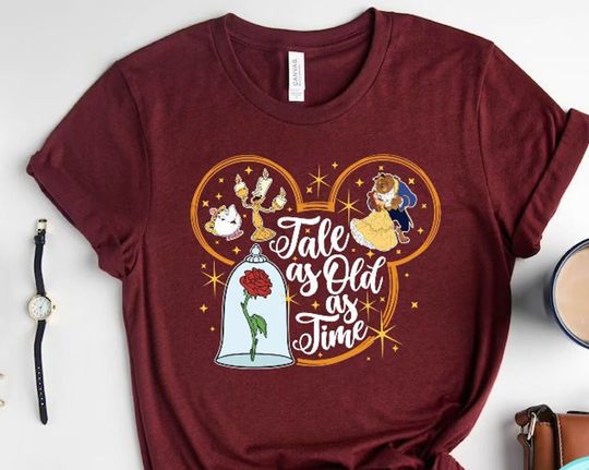 Discover Tale as Old as Time shirt, Beauty Beast Shirt