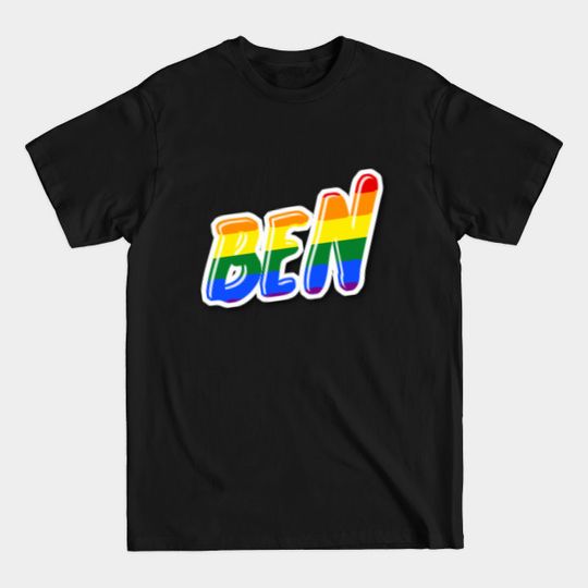Discover BEN Cool Text merch - Ben - T-Shirt