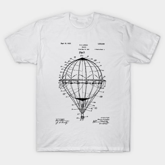 Discover Hot Air Balloon (white) - Hot Air Balloon - T-Shirt