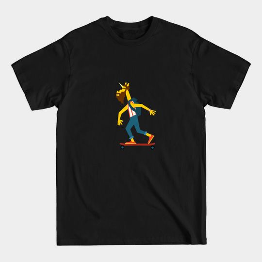 Discover Cruising Unicorn - Glasses - T-Shirt