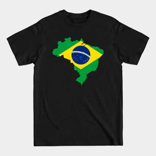 Discover Brasil Flag - Brasil - T-Shirt