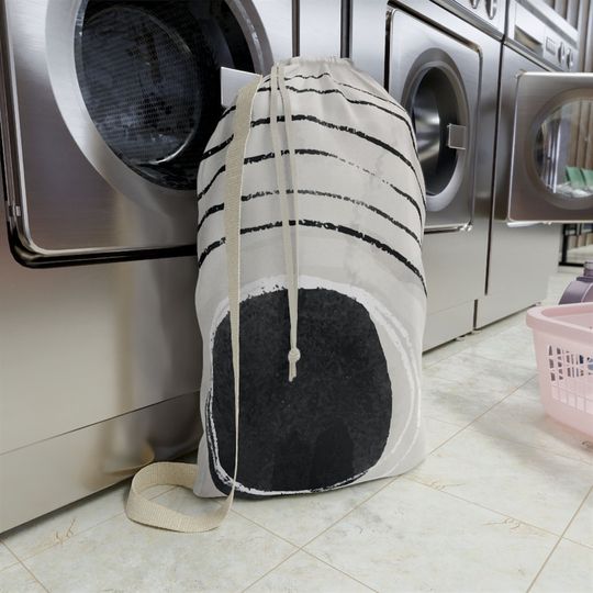 Discover Laundry Bag Abstract Black & White