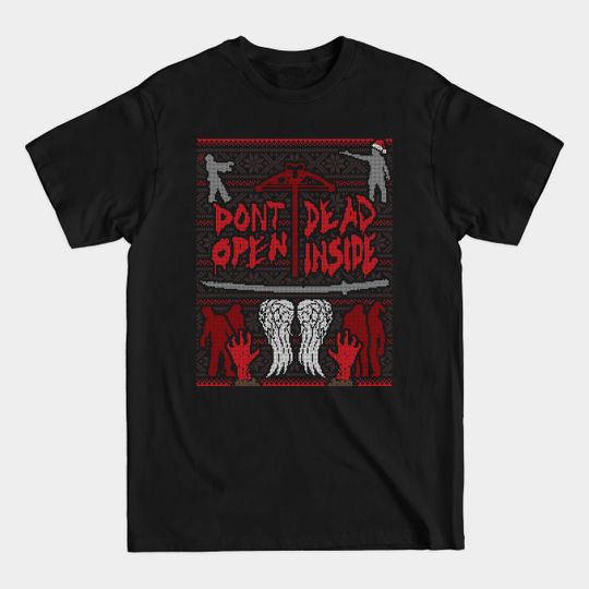 Discover A Zombie Christmas - Sweater Pattern - T-Shirt