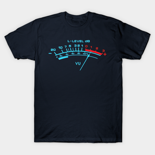 Discover music power - Vu Meter - T-Shirt