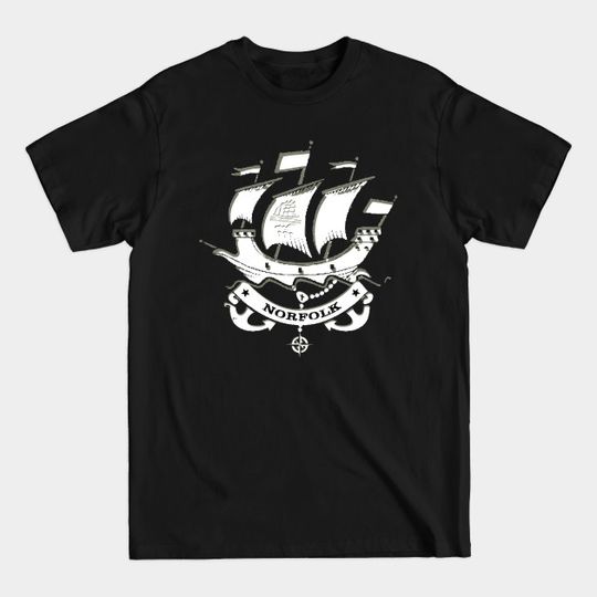 Discover Norfolk - Virginia - Harbour City - T-Shirt