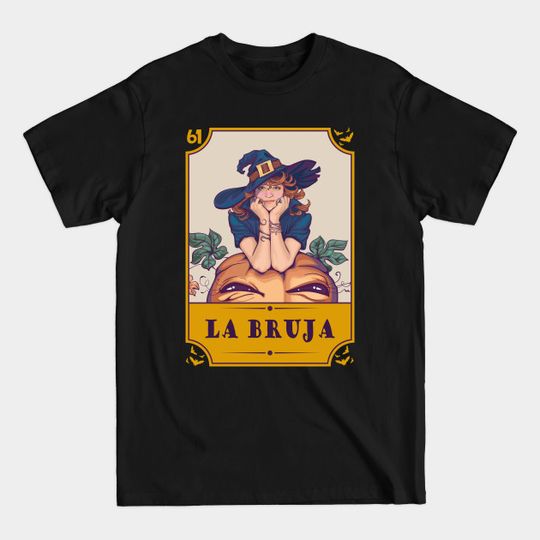 Discover La Bruja Loteria Card Mexican Bingo Lottery Halloween - Bruja Gift - T-Shirt