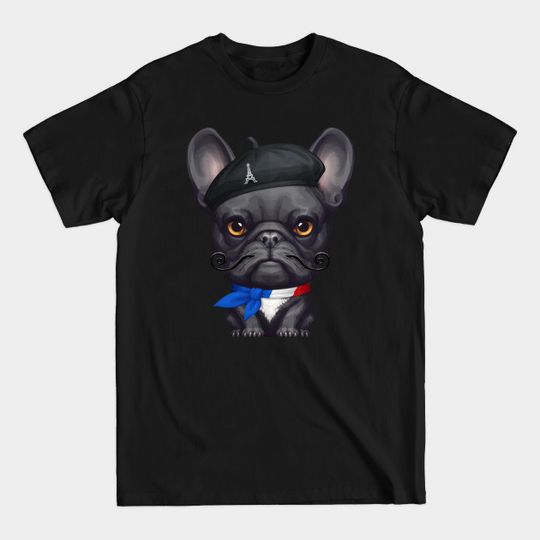 Discover From Paris with Woof! - French Bulldog - T-Shirt