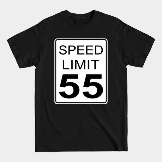 Discover SUSA Custom Speed Limit 55 Printed Wearable - Speed Limit - T-Shirt