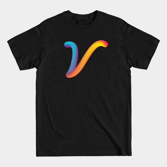 Discover Curly V - V - T-Shirt