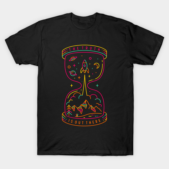 Discover The Truth Is Out There Monoline - The Truth Is Out There Monoline - T-Shirt