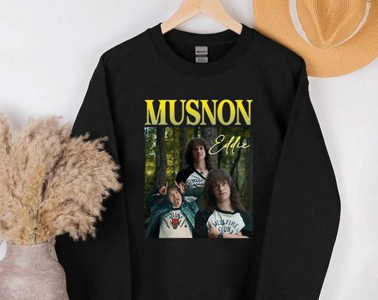 Discover Eddie Munson T-Shirt, Hellfire Club Sweatshirt