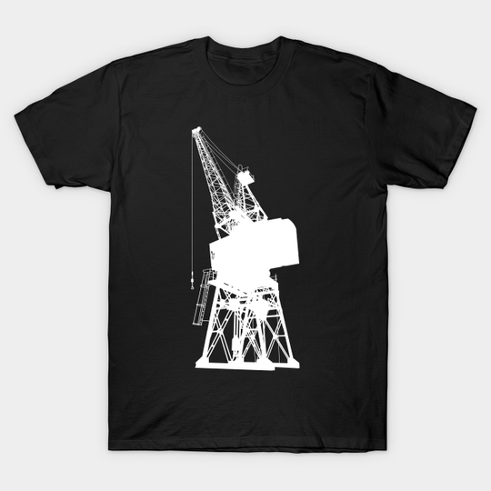 Discover Dockyard Crane White - Dockyard Crane - T-Shirt