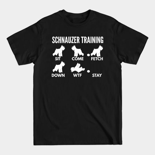 Discover Schnauzer Training Skills T-Shirt