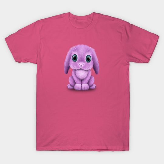 Discover Cute Purple Baby Bunny Rabbit - Bunny - T-Shirt