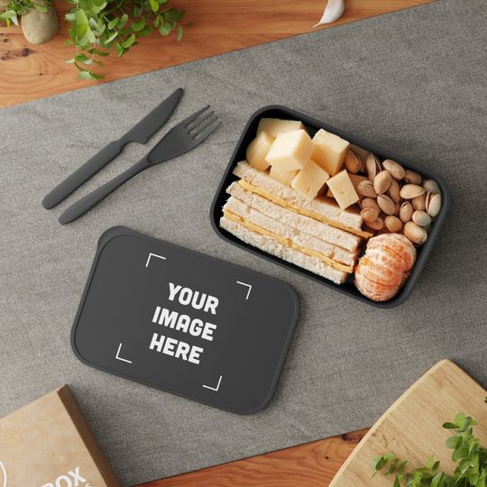 Discover Custom Lunch box Personalized - PLA Bento Box with Band and Utensils