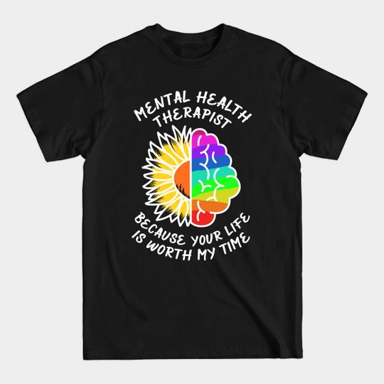 Discover Mental Health Awareness Therapist - Mental Health - T-Shirt