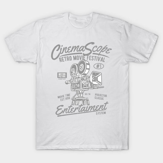 Discover Vintage movie camera | Cinema lovers gift - Cinema Lovers Gift - T-Shirt
