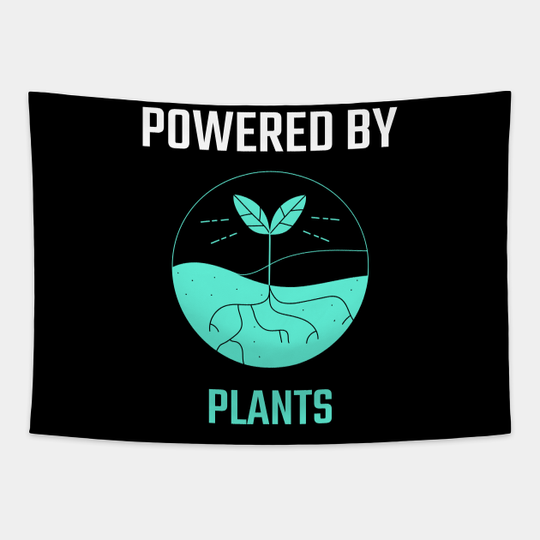 Discover Powered By Plants Vegan Design - Powered By Plants - Tapestry