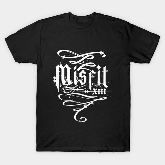 Discover Misfit 13 - Calligraphy - T-Shirt