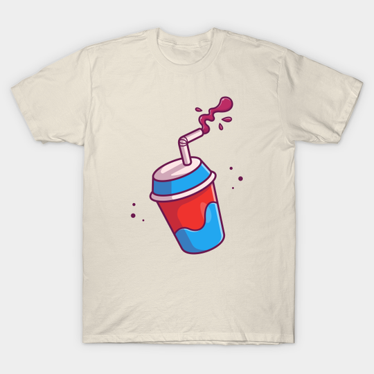 Discover Juice Cup Cartoon - Juice - T-Shirt