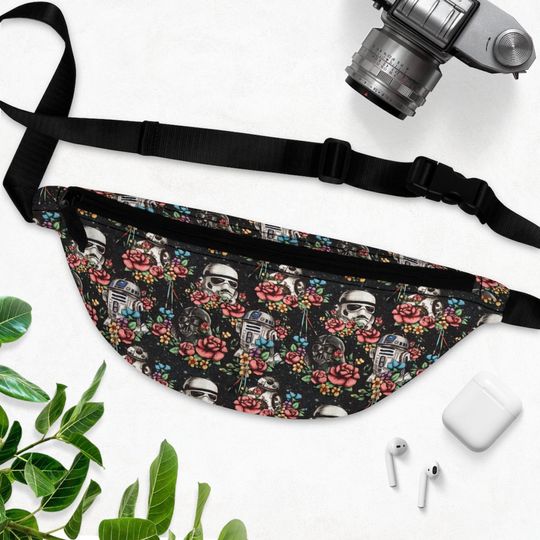 Discover Sci-fi - Droid-  floral - Fanny Pack