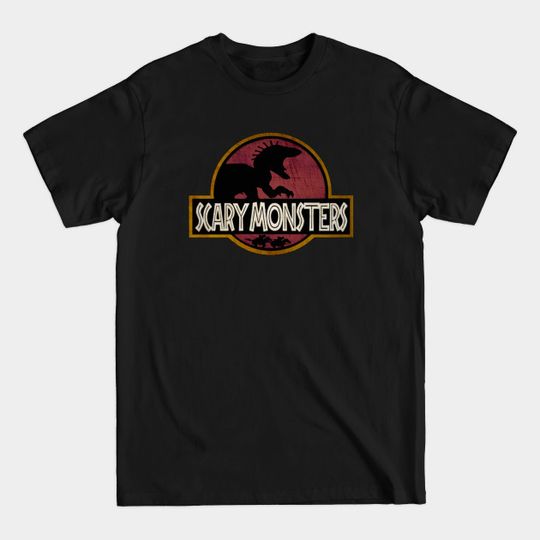 Discover Diego Brando Scary Monsters Jurassic Logo (Vintage Red Variant) - Jojo's Bizarre Adventure: Steel Ball Run - Steel Ball Run - T-Shirt