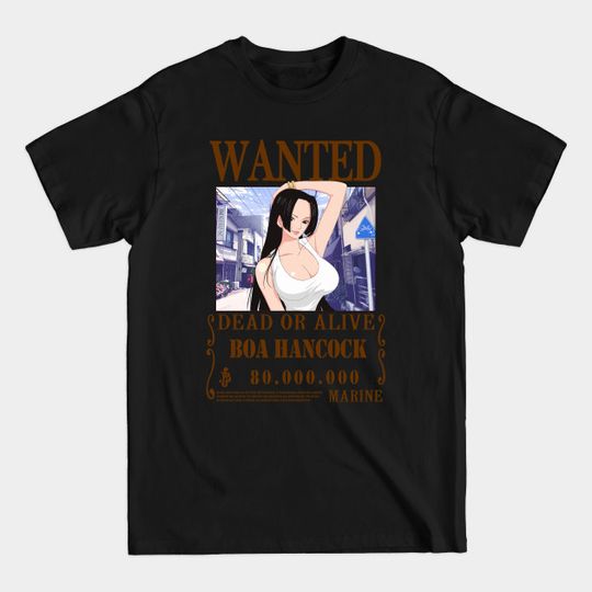 Discover Boa Hancock One Piece Fashion Wanted - Boa Hancock - T-Shirt