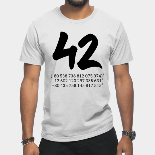 Discover 42 in cubes - 42 - T-Shirt