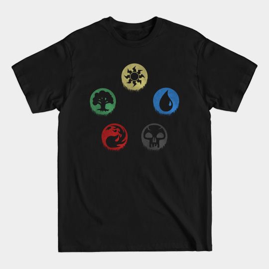 Discover Wheel O' Mana - Mtg - T-Shirt