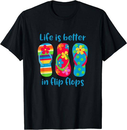 Discover Life Is Better In Flip Flops T-Shirt