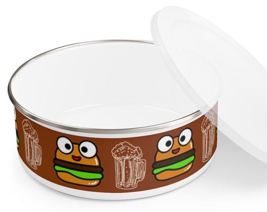 Discover Enamel Food Storage Bowl - Lunch Box