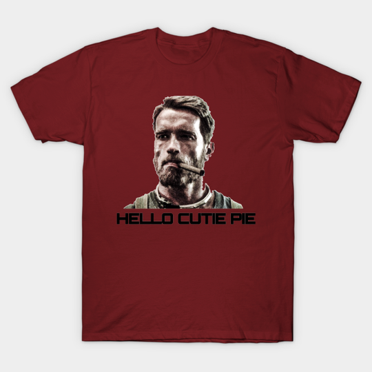 Discover Arnie - Running Man - Hello Cutie Pie - Schwarzenegger - T-Shirt