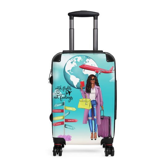 Discover Catch Flights Not Feelings Carry On Luggage Cover