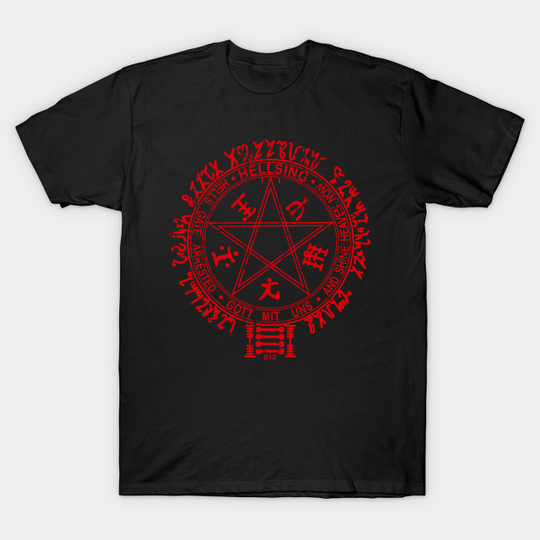 Discover Hellsing red symbol - Alucard - T-Shirt