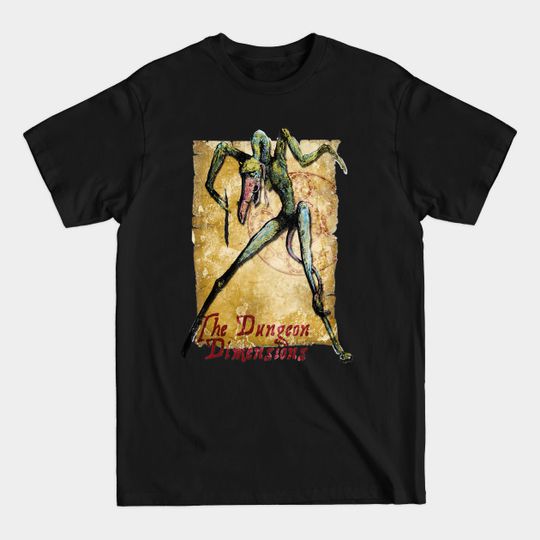 Discover The Dungeon Dimensions - Here Be Monsters - Dungeons And Dragons - T-Shirt