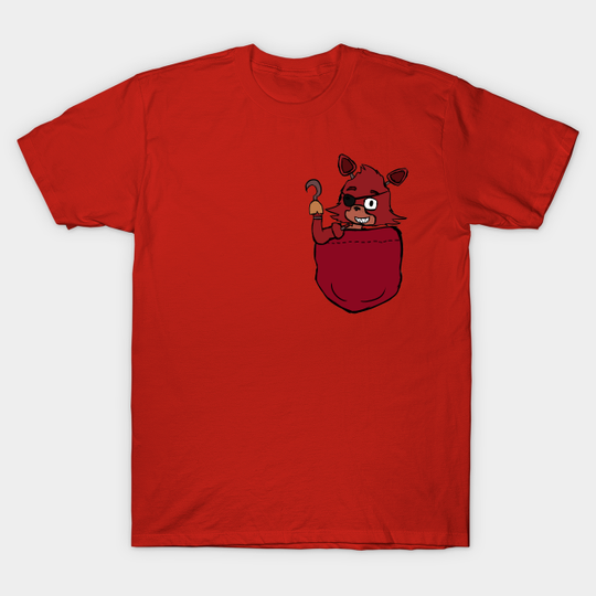 Discover Foxy Pocket - FNAF Pockets - Five Nights At Freddys - T-Shirt