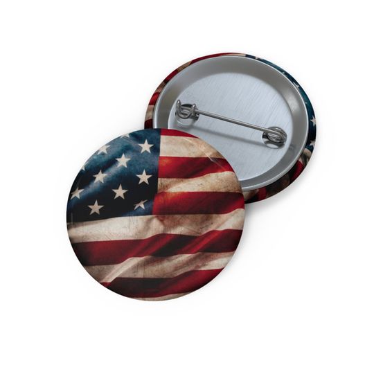 Discover American Flag Pin Buttons | US Flag Pin Button