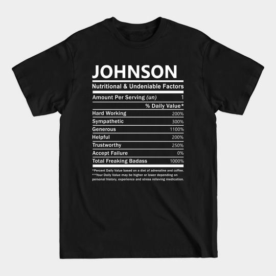 Discover Terence Nutritional Gift Name T-Shirt