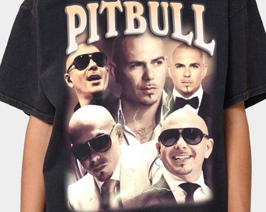 Discover Hip Hop Pitbull Shirt for Rap Enthusiasts