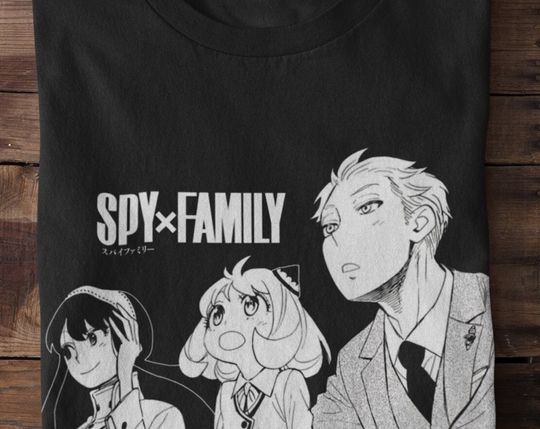 Discover Spy x Family Anya, Yor and Loid Forger T Shirt