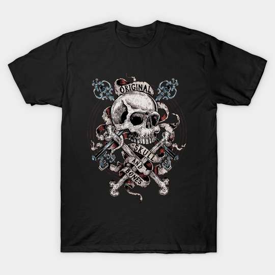 Discover The Original. Skull and Bones - Skull And Bones - T-Shirt