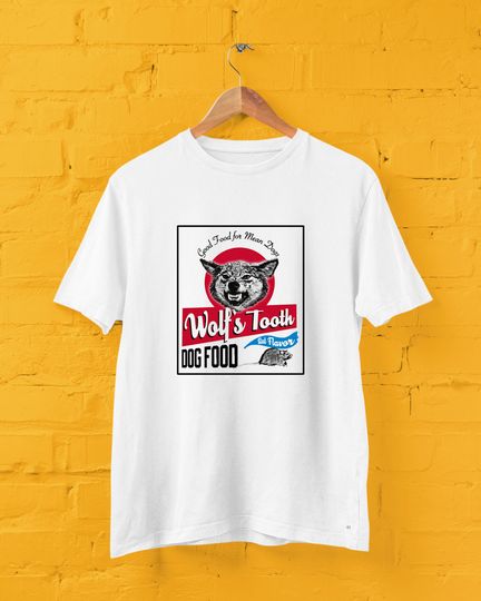 Discover Wolfs Tooth Mean Dog Food Once Upon A Time In Hollywood Men's Tee