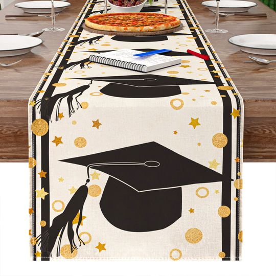 Discover Graduation Decorations, Class of 2022 Decor Table Runner