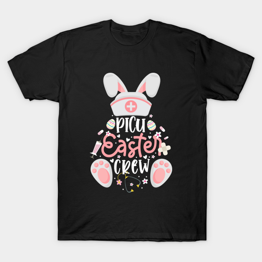 Discover Easter Day Nurse Crew Bunny Ears T-Shirt