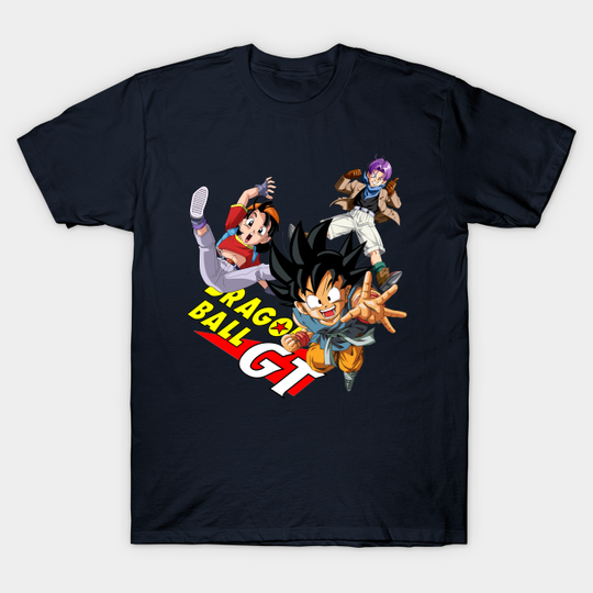 Discover Kid Son Goku Pan Trunks Dragon Ball GT - Dragon Ball Gt Kid Goku Pan Trunks - T-Shirt