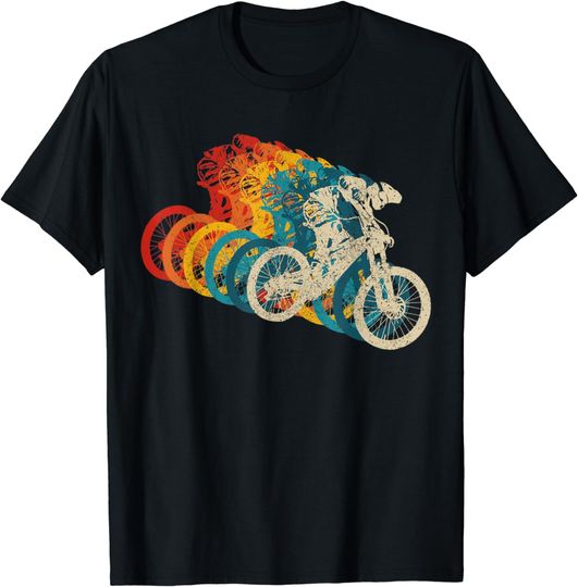 Discover Mountain Bike Downhill MTB Biking Vintage Biker T-Shirt