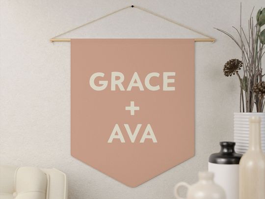 Discover Custom Name Banner Couple Names Custom Pennant